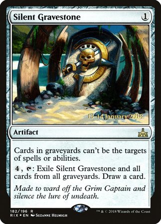 Silent Gravestone [Rivals of Ixalan Promos] | Fandemonia Ltd