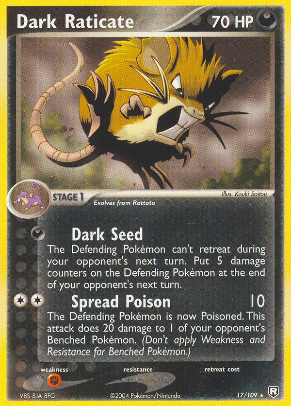 Dark Raticate (17/109) [EX: Team Rocket Returns] | Fandemonia Ltd