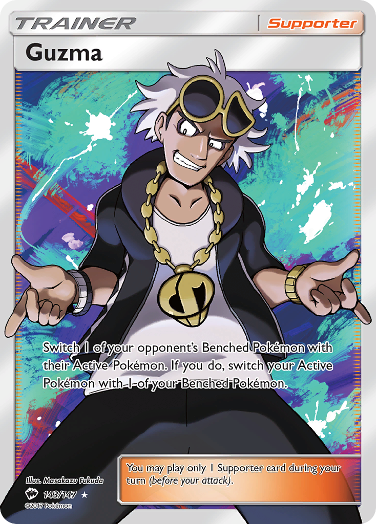 Guzma (143/147) [Sun & Moon: Burning Shadows] | Fandemonia Ltd