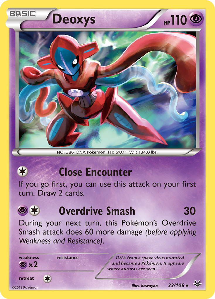 Deoxys (33/108) [XY: Roaring Skies] | Fandemonia Ltd