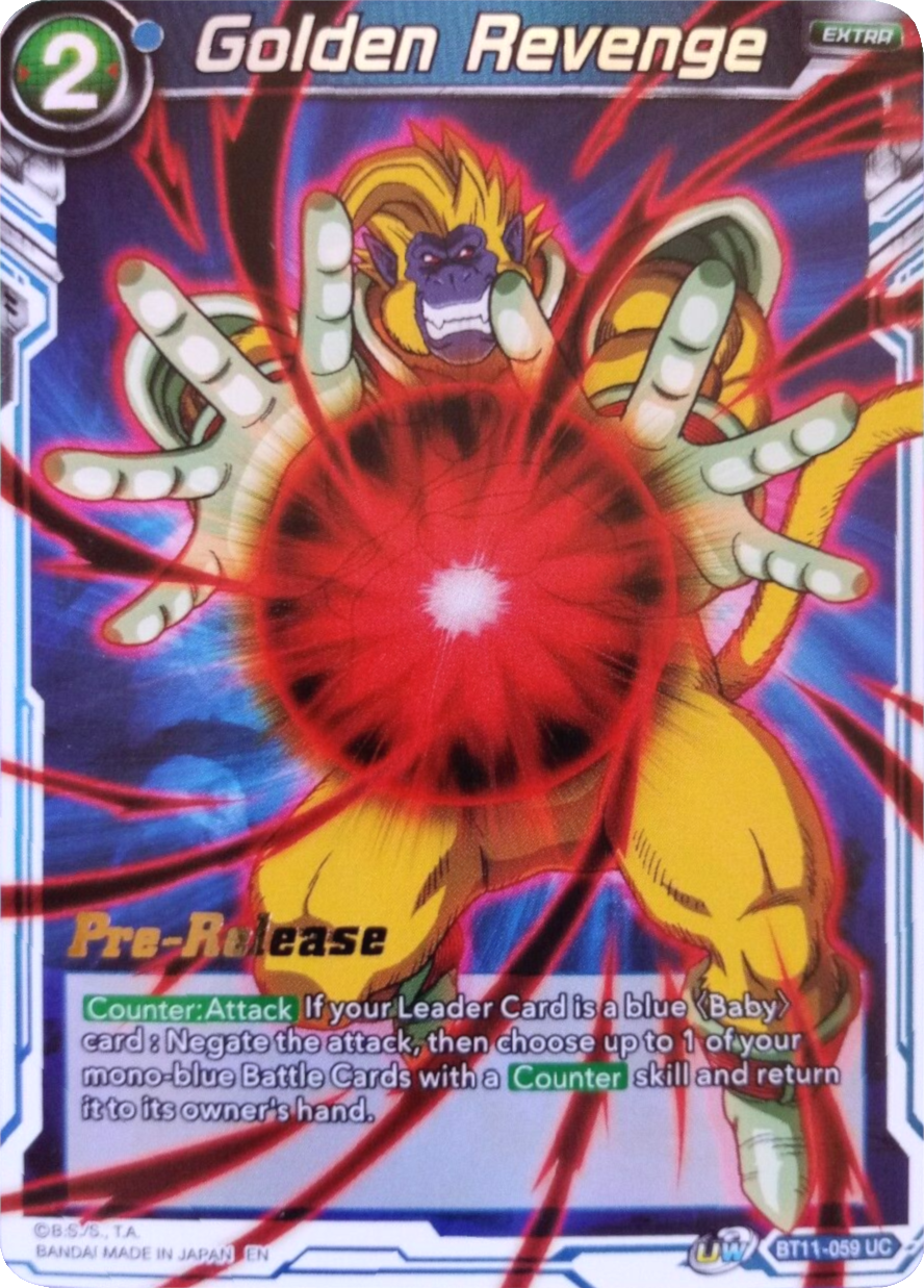 Golden Revenge (BT11-059) [Vermilion Bloodline Prerelease Promos] | Fandemonia Ltd