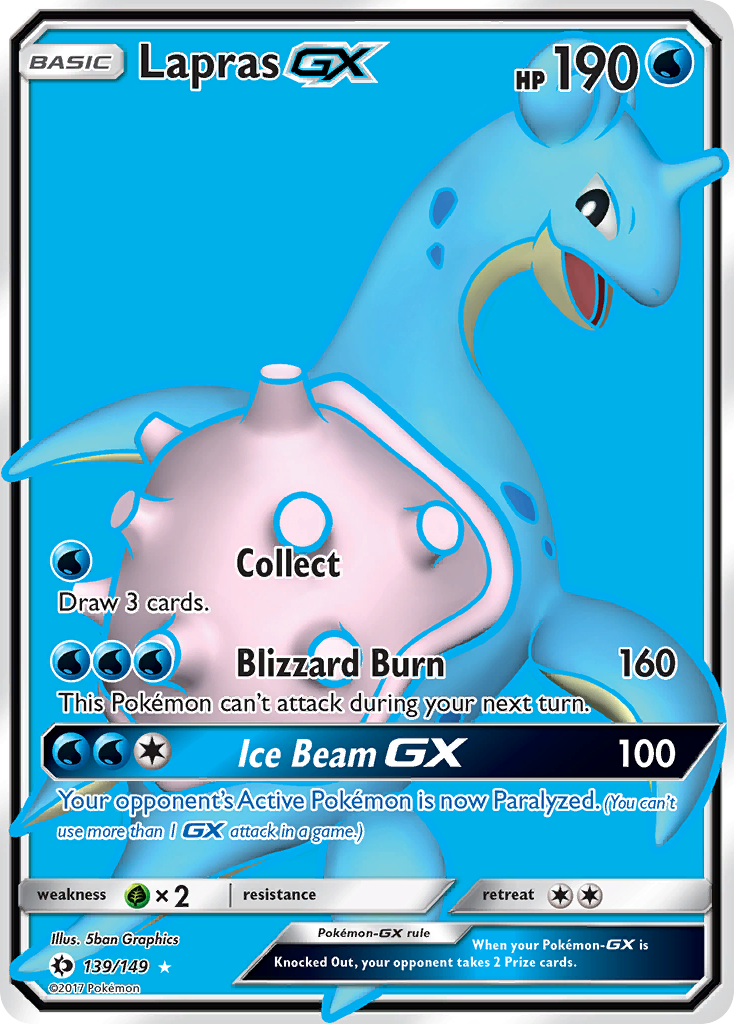 Lapras GX (139/149) [Sun & Moon: Base Set] | Fandemonia Ltd