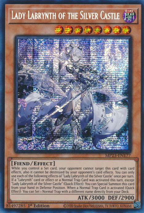 Lady Labrynth of the Silver Castle [MP23-EN177] Prismatic Secret Rare | Fandemonia Ltd