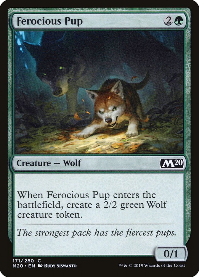 Ferocious Pup [Core Set 2020] | Fandemonia Ltd