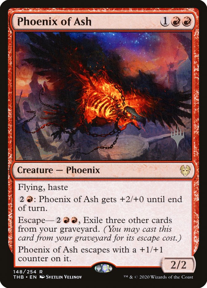 Phoenix of Ash (Promo Pack) [Theros Beyond Death Promos] | Fandemonia Ltd