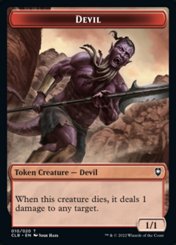 Devil Token [Commander Legends: Battle for Baldur's Gate Tokens] | Fandemonia Ltd