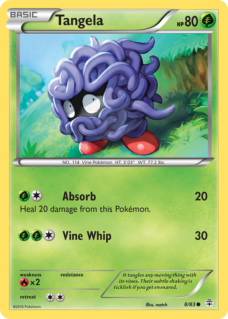 Tangela (8/83) [XY: Generations] | Fandemonia Ltd