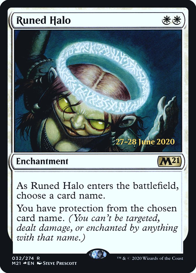 Runed Halo  [Core Set 2021 Prerelease Promos] | Fandemonia Ltd