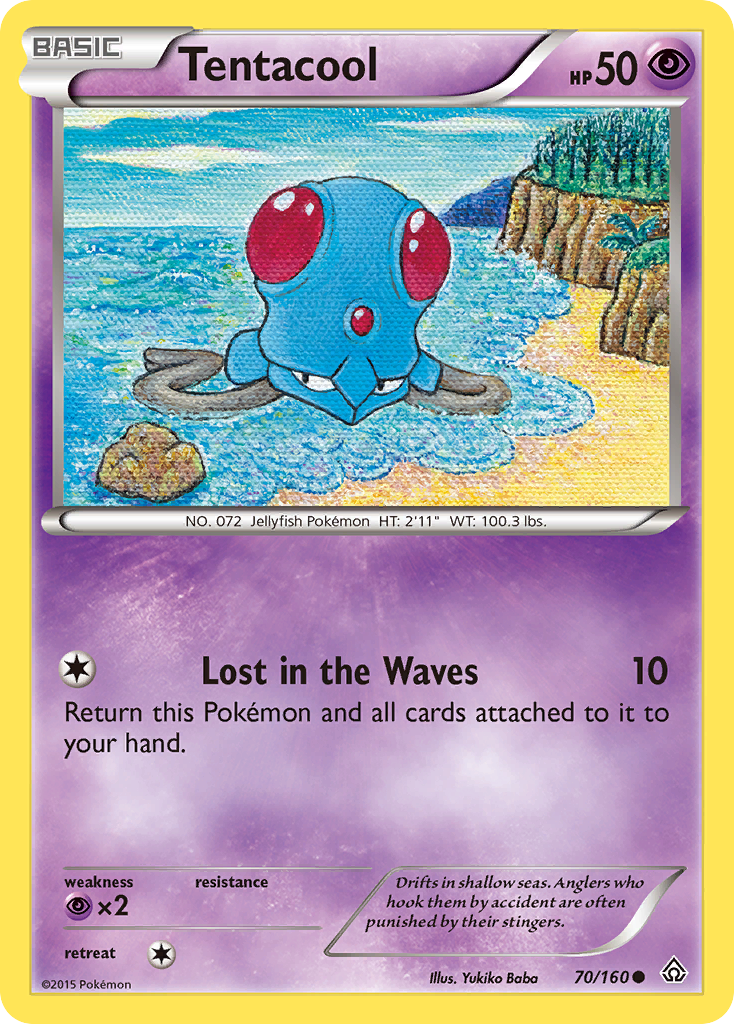 Tentacool (70/160) [XY: Primal Clash] | Fandemonia Ltd