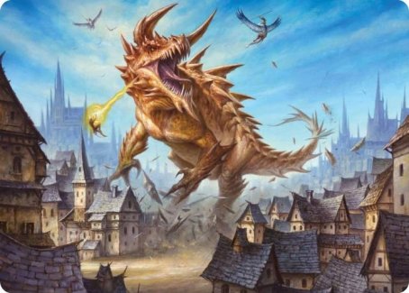 Tarrasque Art Card [Dungeons & Dragons: Adventures in the Forgotten Realms Art Series] | Fandemonia Ltd