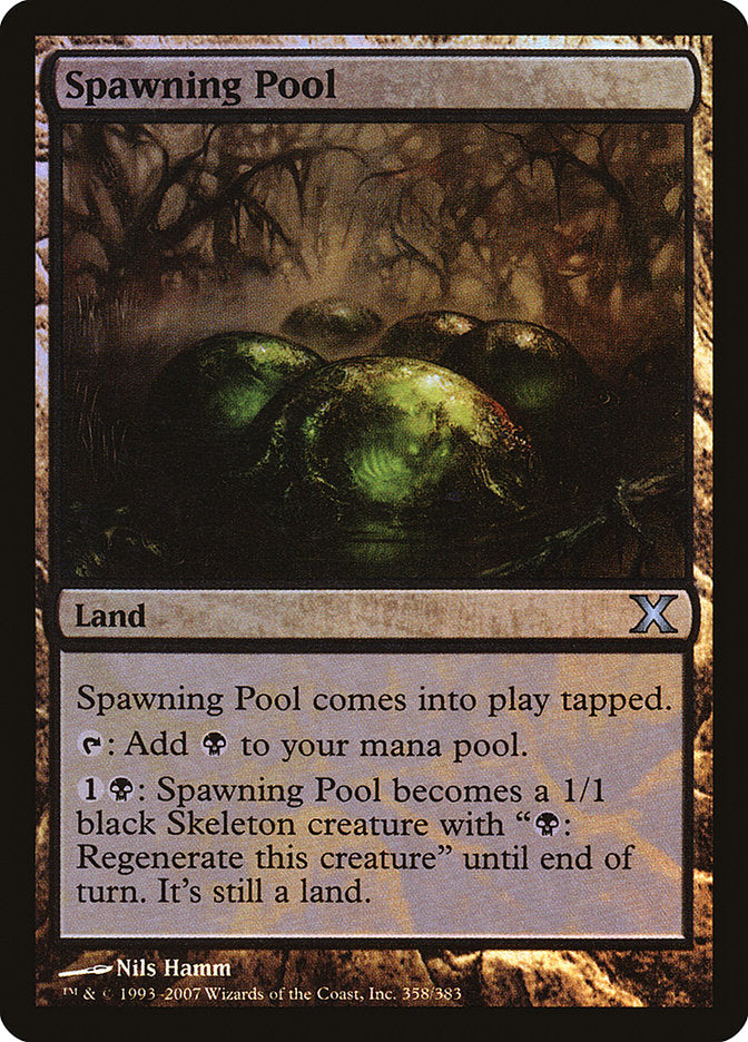 Spawning Pool (Premium Foil) [Tenth Edition] | Fandemonia Ltd