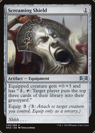 Screaming Shield [Ravnica Allegiance] | Fandemonia Ltd