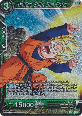 Unified Spirit Son Goten (Foil) (EX01-05) [Mighty Heroes] | Fandemonia Ltd