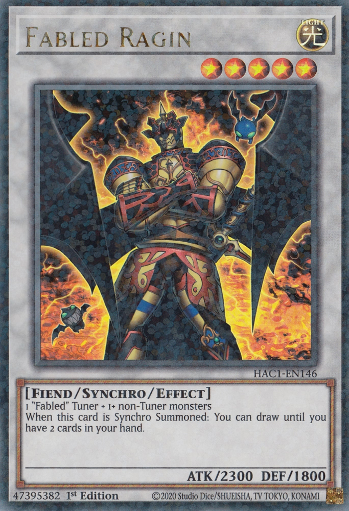 Fabled Ragin (Duel Terminal) [HAC1-EN146] Parallel Rare | Fandemonia Ltd