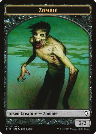 Zombie Token [Commander Anthology Volume II Tokens] | Fandemonia Ltd