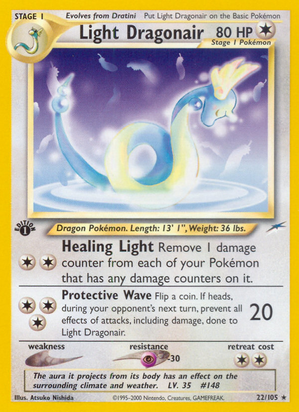 Light Dragonair (22/105) [Neo Destiny 1st Edition] | Fandemonia Ltd