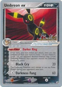 Umbreon ex (112/115) (Eeveelutions - Jimmy Ballard) [World Championships 2006] | Fandemonia Ltd