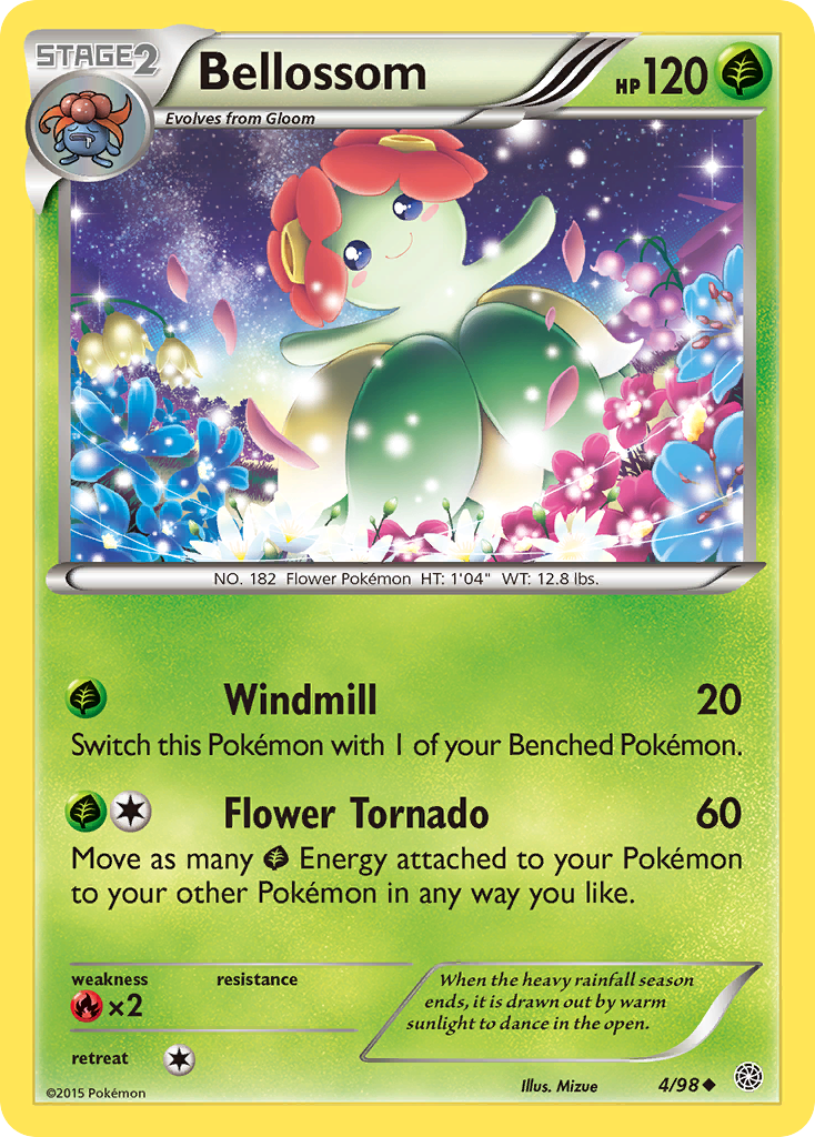 Bellossom (4/98) [XY: Ancient Origins] | Fandemonia Ltd