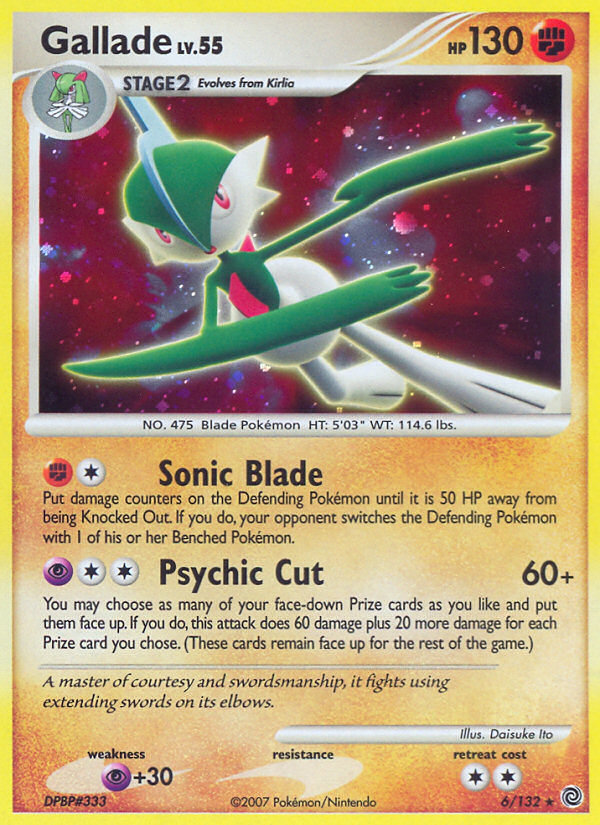 Gallade (6/132) [Diamond & Pearl: Secret Wonders] | Fandemonia Ltd