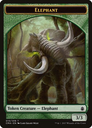 Elephant Token (010) [Commander Anthology Tokens] | Fandemonia Ltd