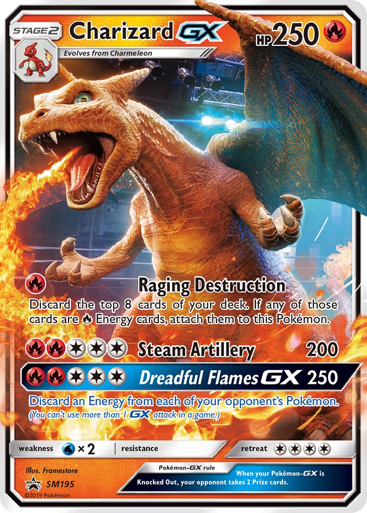 Charizard GX (SM195) [Sun & Moon: Black Star Promos] | Fandemonia Ltd