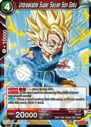 Unbreakable Super Saiyan Son Goku [SD2-03] | Fandemonia Ltd