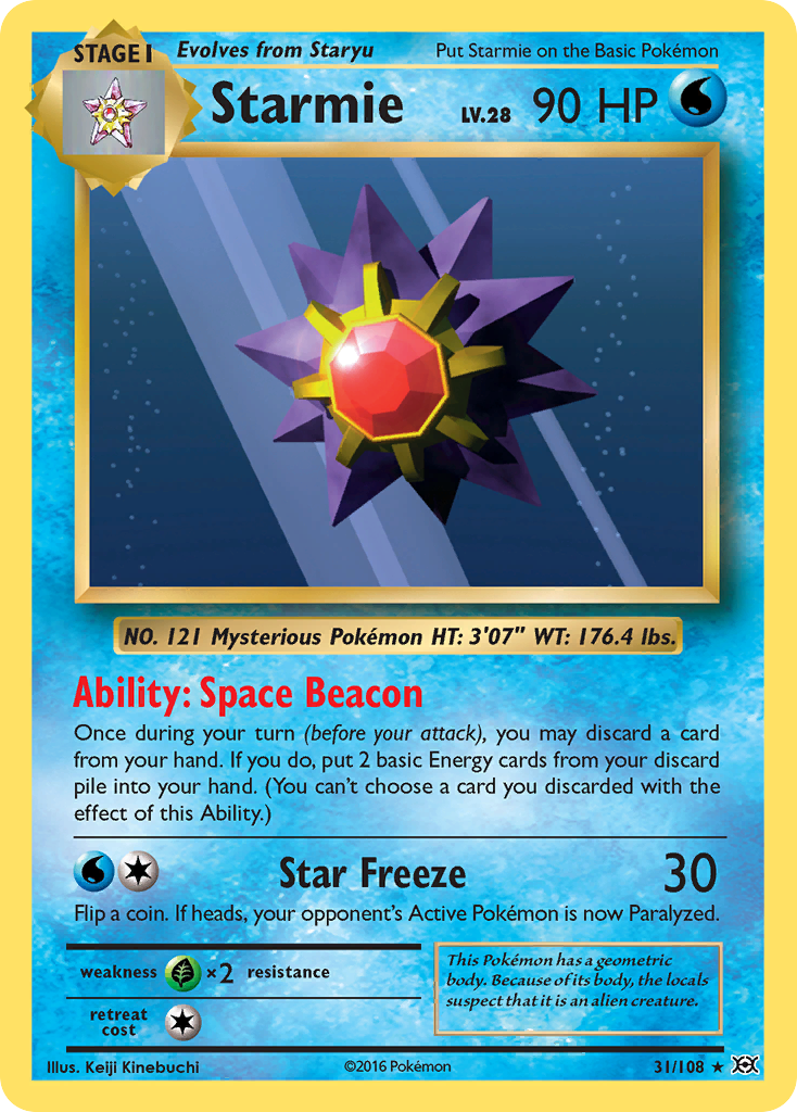 Starmie (31/108) [XY: Evolutions] | Fandemonia Ltd