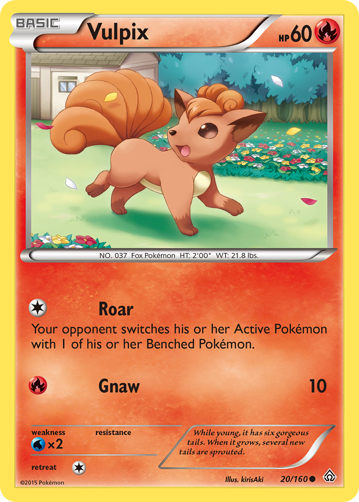 Vulpix (20/160) [XY: Primal Clash] | Fandemonia Ltd