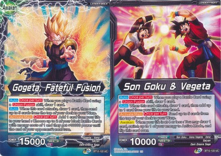 Son Goku & Vegeta // Gogeta, Fateful Fusion [BT12-122] | Fandemonia Ltd