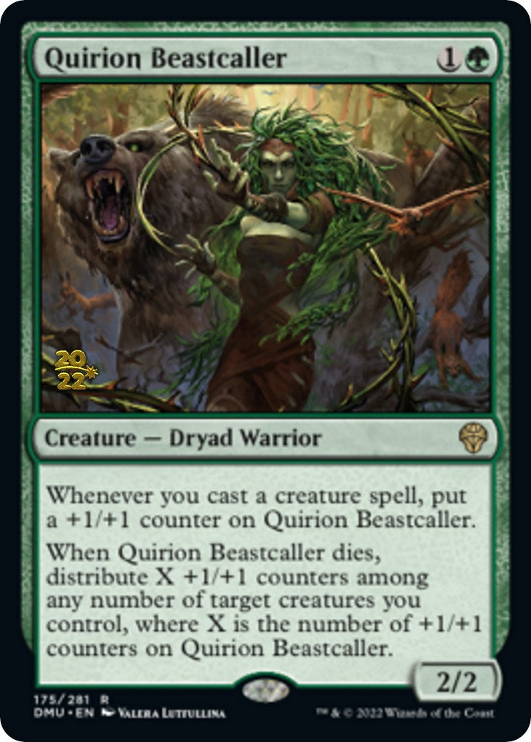 Quirion Beastcaller [Dominaria United Prerelease Promos] | Fandemonia Ltd