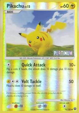 Pikachu (70/100) [Burger King Promos: 2009 Collection] | Fandemonia Ltd