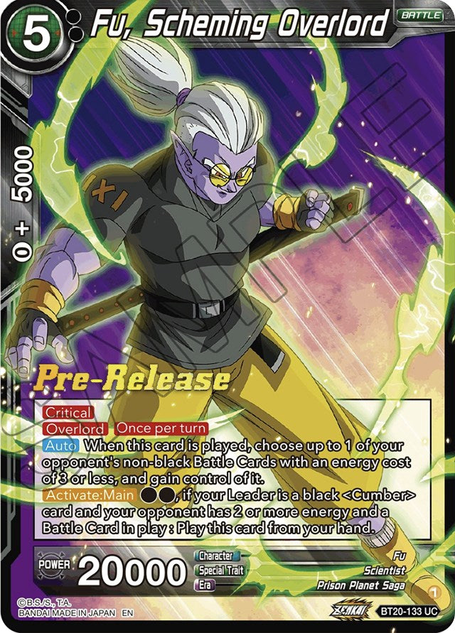 Fu, Scheming Overlord (BT20-133) [Power Absorbed Prerelease Promos] | Fandemonia Ltd