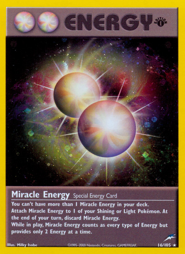 Miracle Energy (16/105) [Neo Destiny 1st Edition] | Fandemonia Ltd