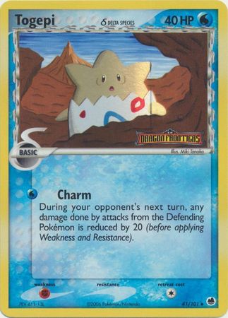 Togepi (41/101) (Delta Species) (Stamped) [EX: Dragon Frontiers] | Fandemonia Ltd