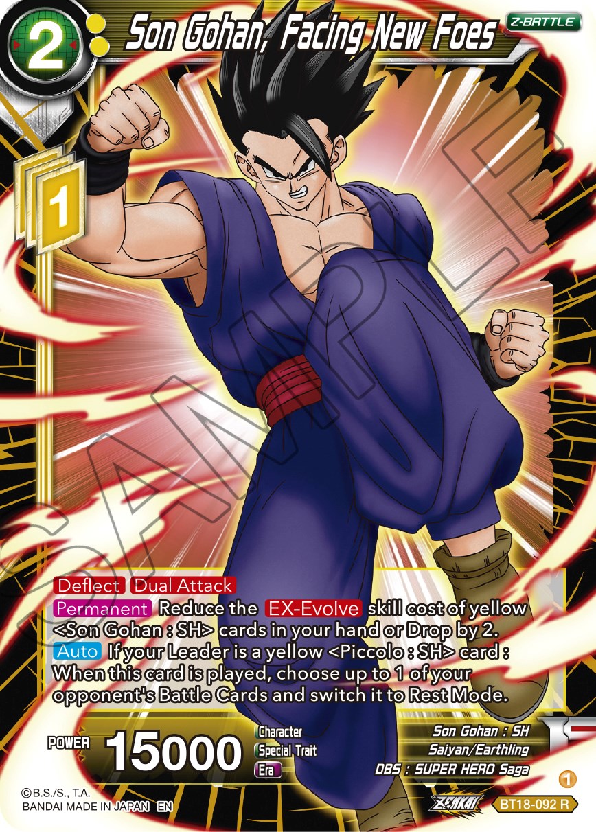 Son Gohan, Facing New Foes (BT18-092) [Dawn of the Z-Legends] | Fandemonia Ltd