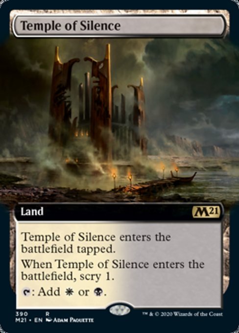 Temple of Silence (Extended Art) [Core Set 2021] | Fandemonia Ltd