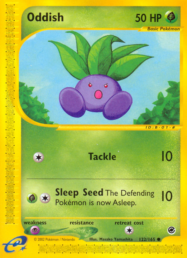 Oddish (122/165) [Expedition: Base Set] | Fandemonia Ltd