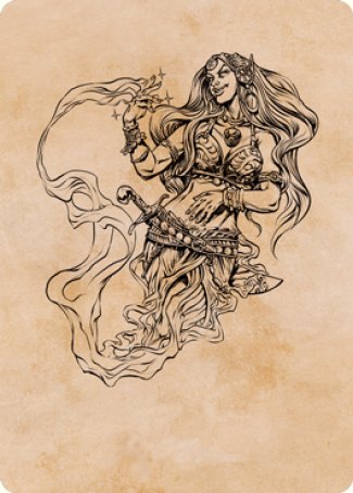 Djinni Windseer (Showcase) Art Card [Dungeons & Dragons: Adventures in the Forgotten Realms Art Series] | Fandemonia Ltd