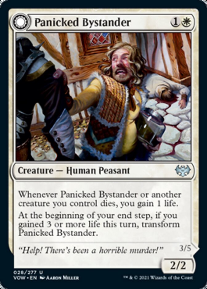 Panicked Bystander // Cackling Culprit [Innistrad: Crimson Vow] | Fandemonia Ltd