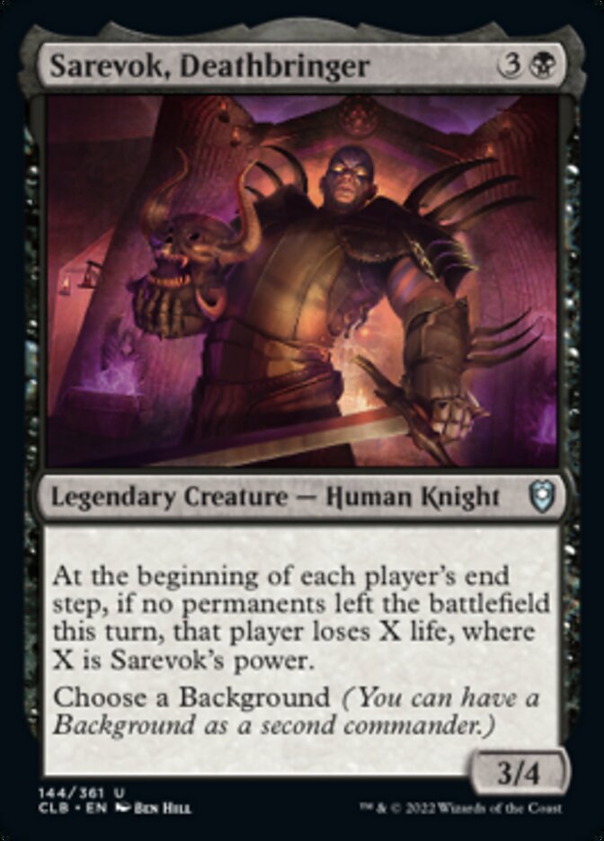 Sarevok, Deathbringer [Commander Legends: Battle for Baldur's Gate] | Fandemonia Ltd