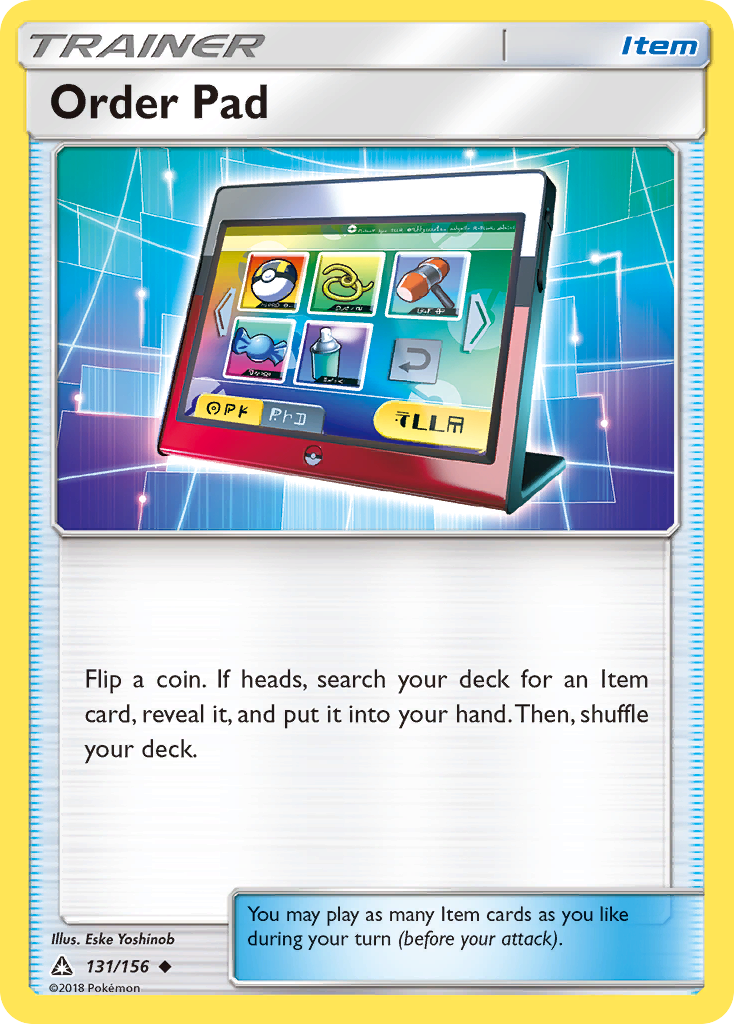 Order Pad (131/156) [Sun & Moon: Ultra Prism] | Fandemonia Ltd