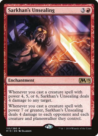 Sarkhan's Unsealing [Core Set 2019] | Fandemonia Ltd