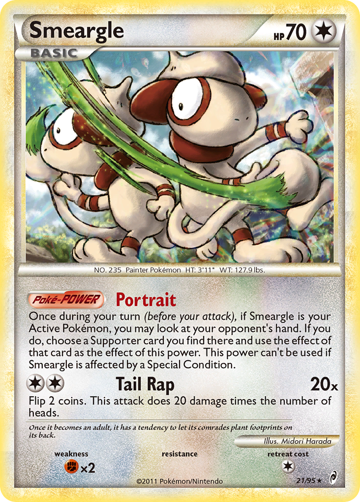 Smeargle (21/95) [HeartGold & SoulSilver: Call of Legends] | Fandemonia Ltd