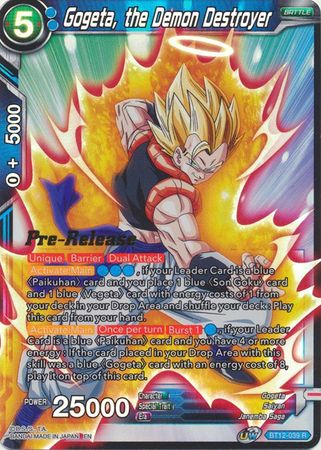 Gogeta, the Demon Destroyer (BT12-039) [Vicious Rejuvenation Prerelease Promos] | Fandemonia Ltd