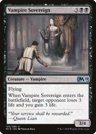 Vampire Sovereign [Core Set 2019] | Fandemonia Ltd