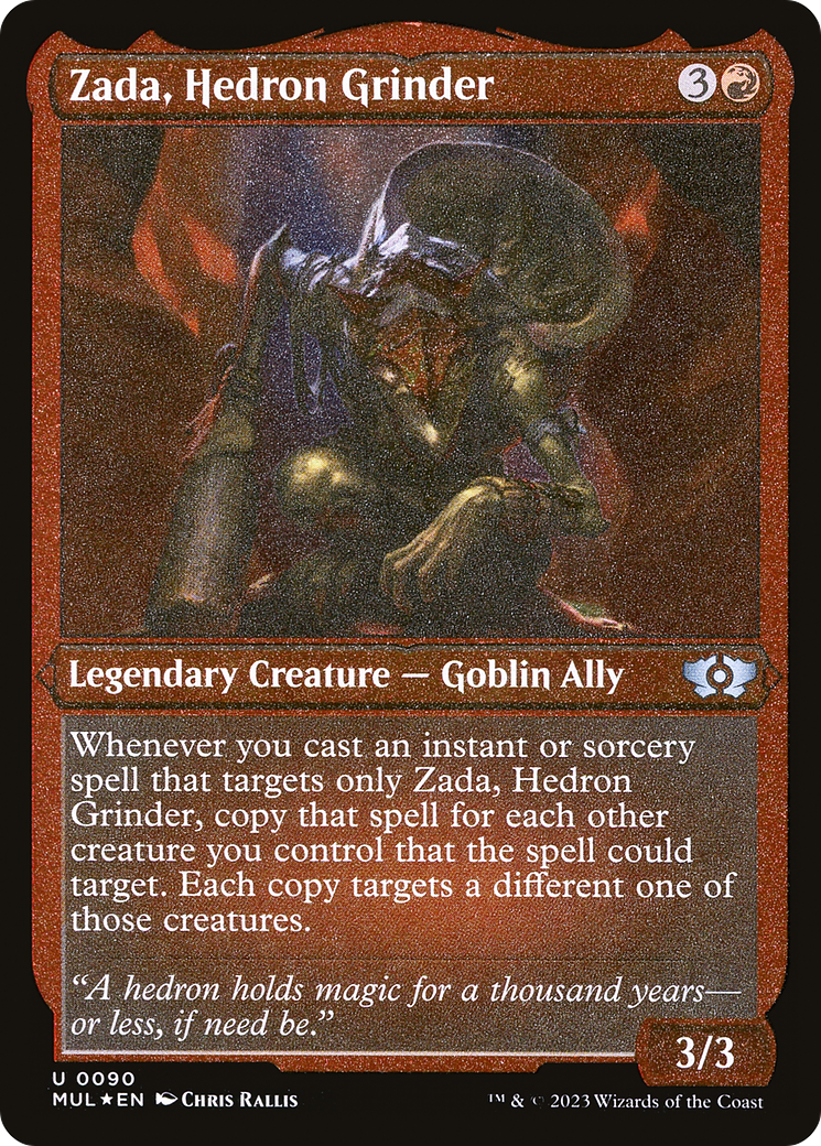 Zada, Hedron Grinder (Foil Etched) [Multiverse Legends] | Fandemonia Ltd