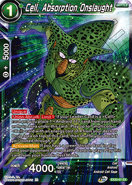 Cell, Absorption Onslaught (EX20-07) [Ultimate Deck 2022] | Fandemonia Ltd