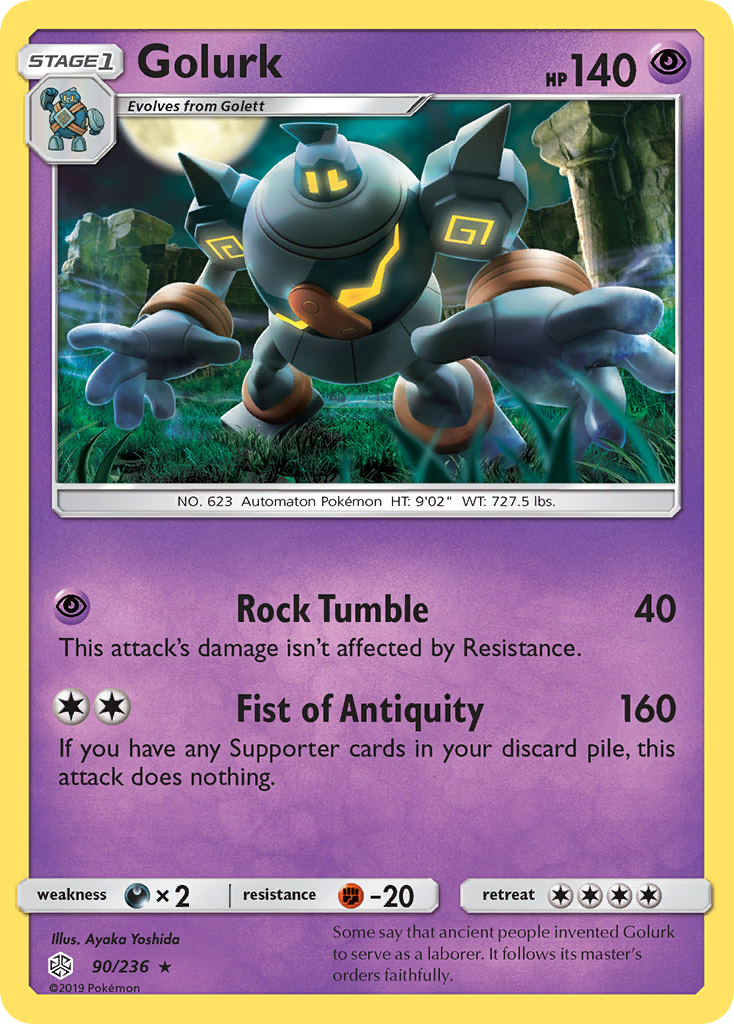 Golurk (90/236) [Sun & Moon: Cosmic Eclipse] | Fandemonia Ltd