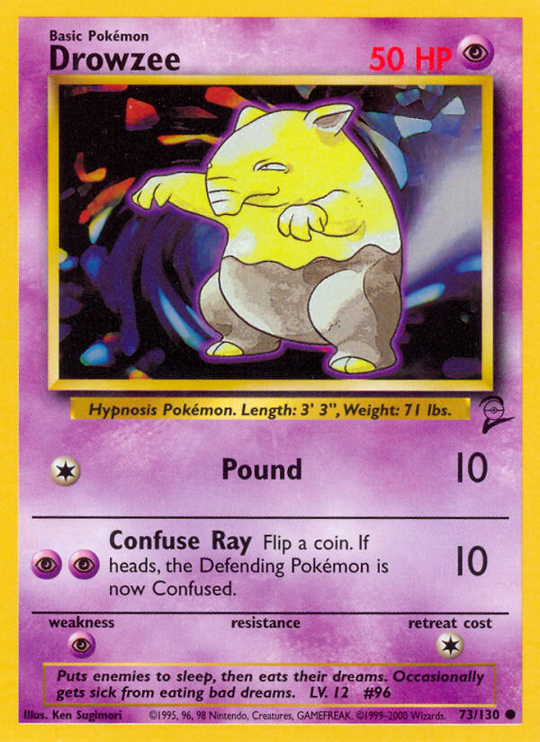 Drowzee (73/130) [Base Set 2] | Fandemonia Ltd