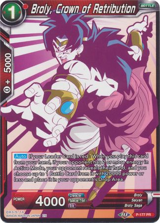 Broly, Crown of Retribution (Alternate Art) [P-177] | Fandemonia Ltd